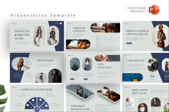 Servicing & Pricing Guide PowerPoint Template